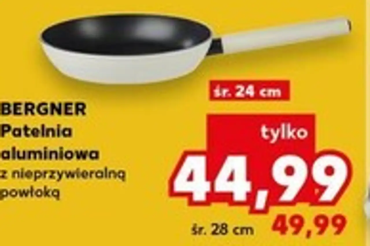 BERGNER Patelnia aluminiowa z nieprzywieralną powłoką śr. 24 cm