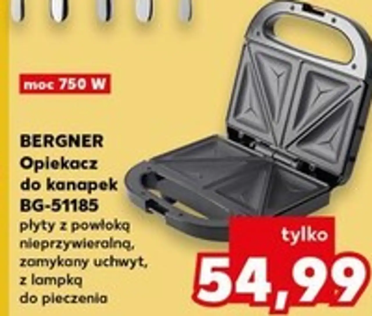 BERGNER Opiekacz do kanapek BG-51185
