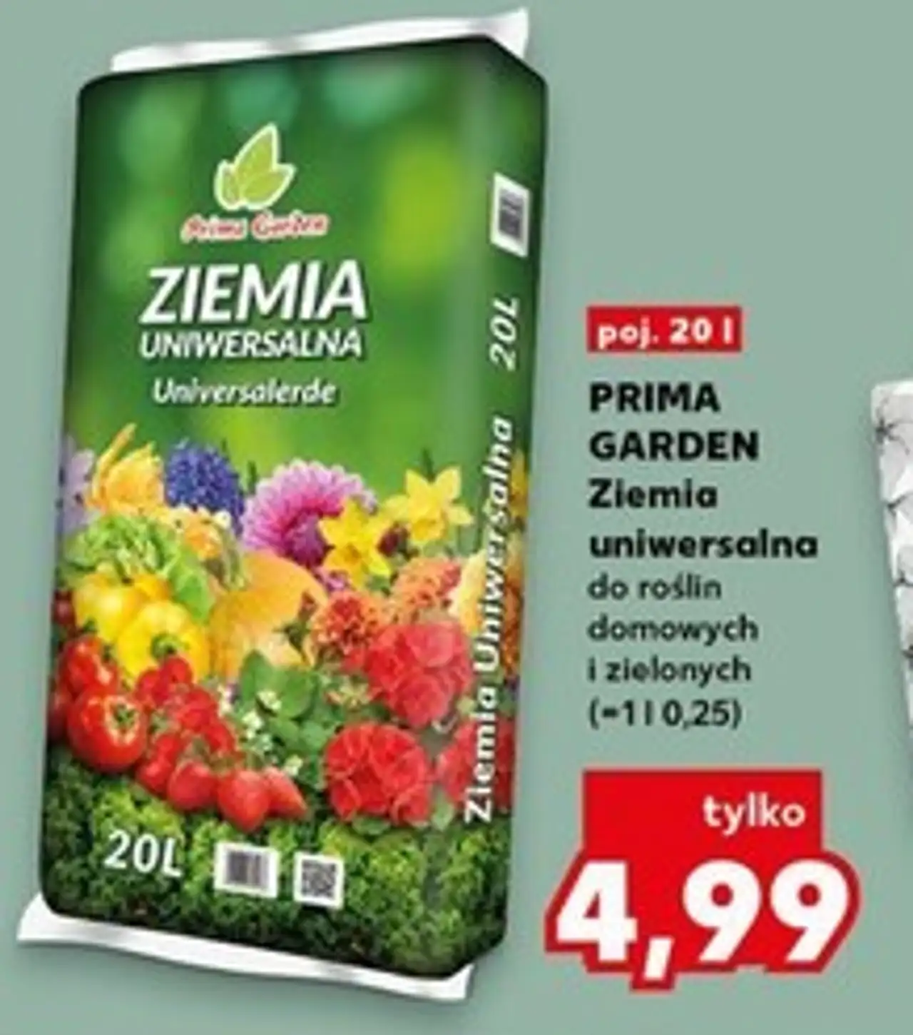 PRIMA GARDEN Ziemia uniwersalna do roślin domowych i zielonych