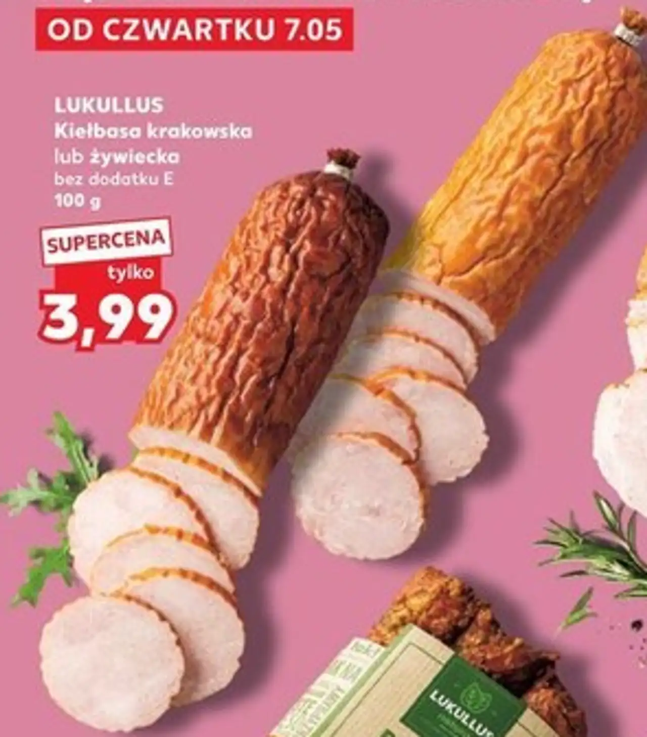 LUKULLUS Kiełbasa krakowska lub żywiecka