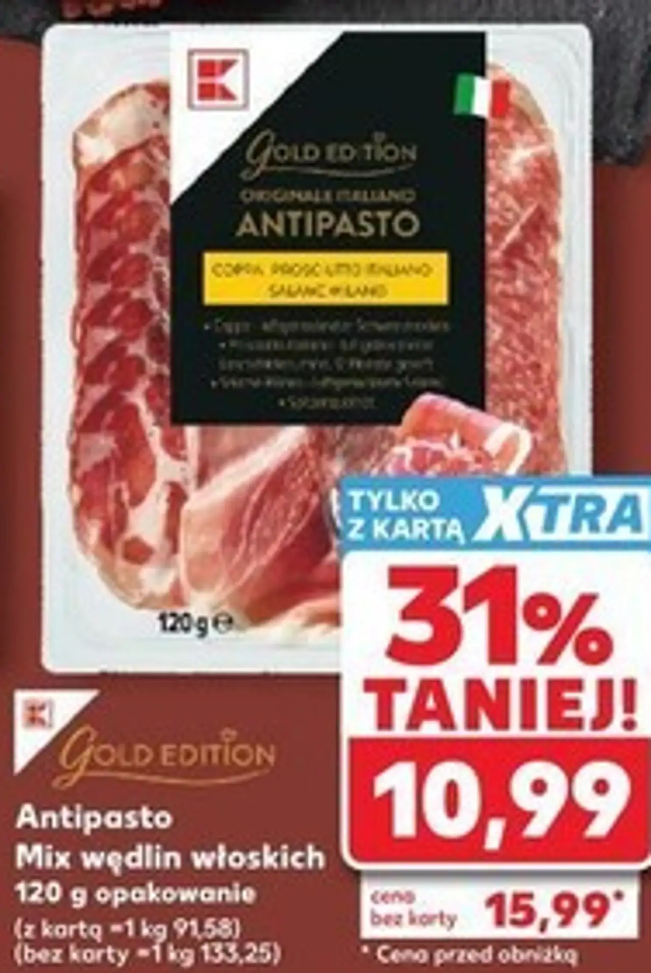 Antipasto Mix wędlin włoskich Gold Edition