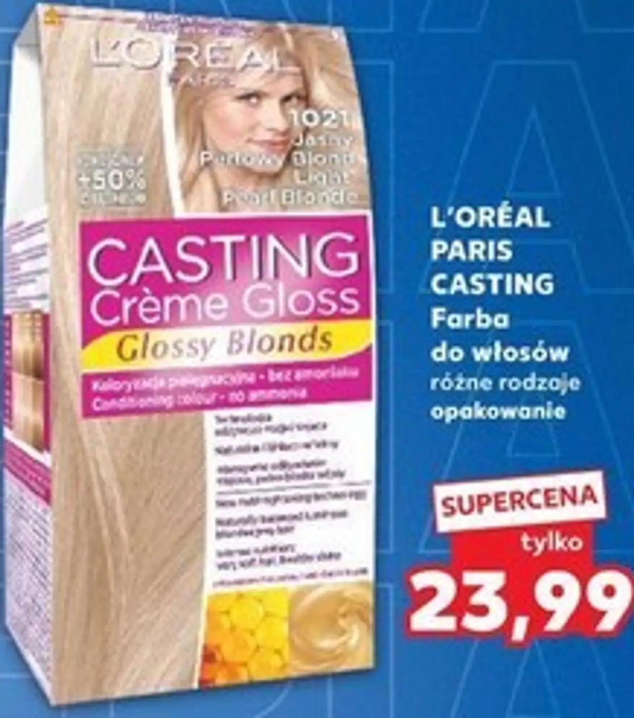 L'ORÉAL PARIS CASTING Farba do włosów różne rodzaje opakowanie