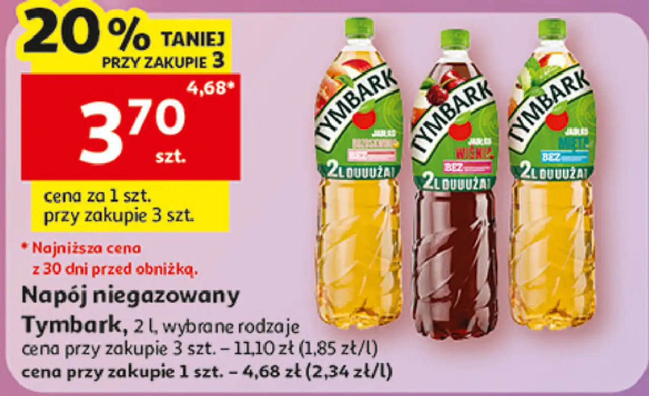 Napój jabłko-brzoskwinia Tymbark