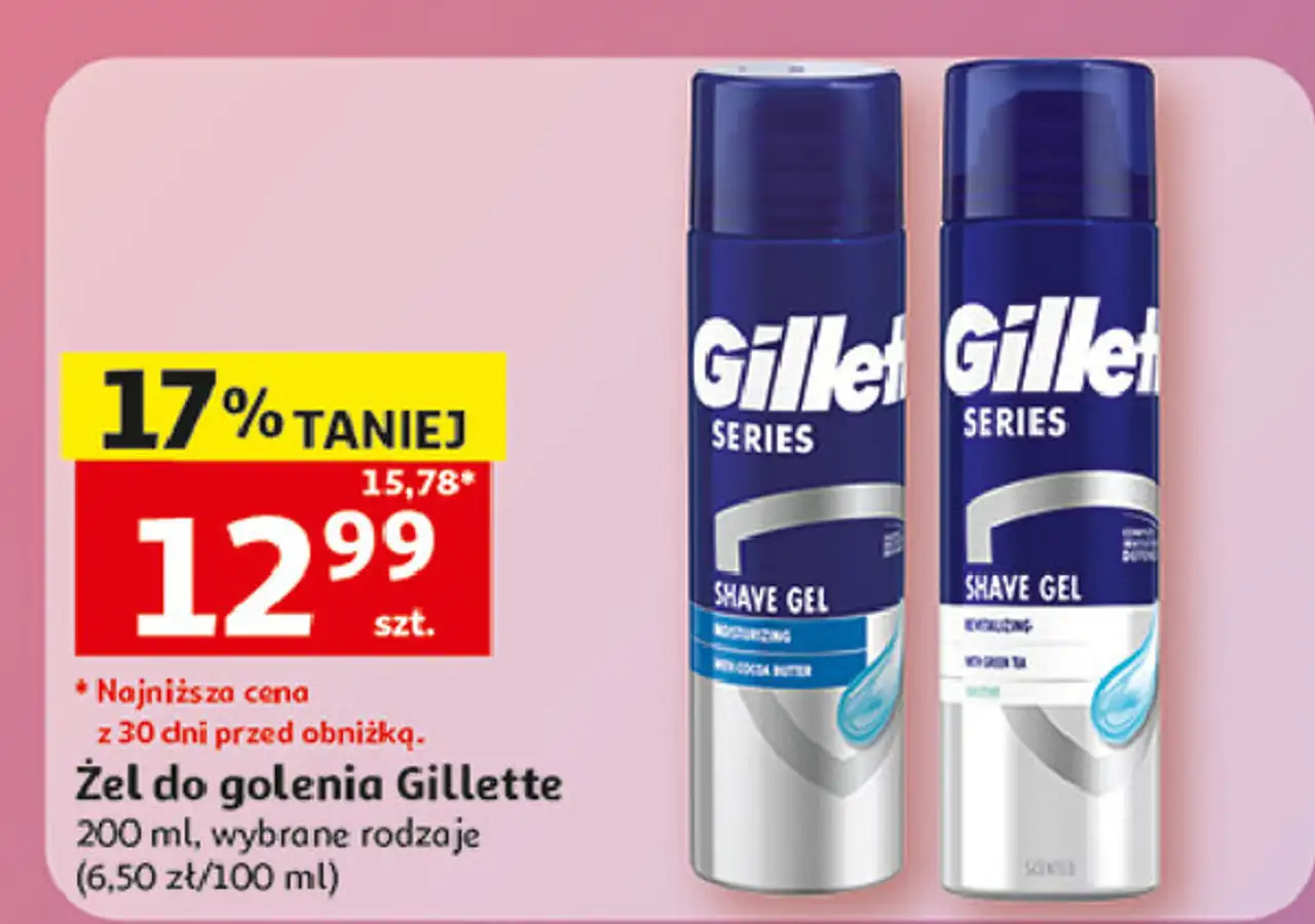 Żel do golenia moisturing Gillette Series