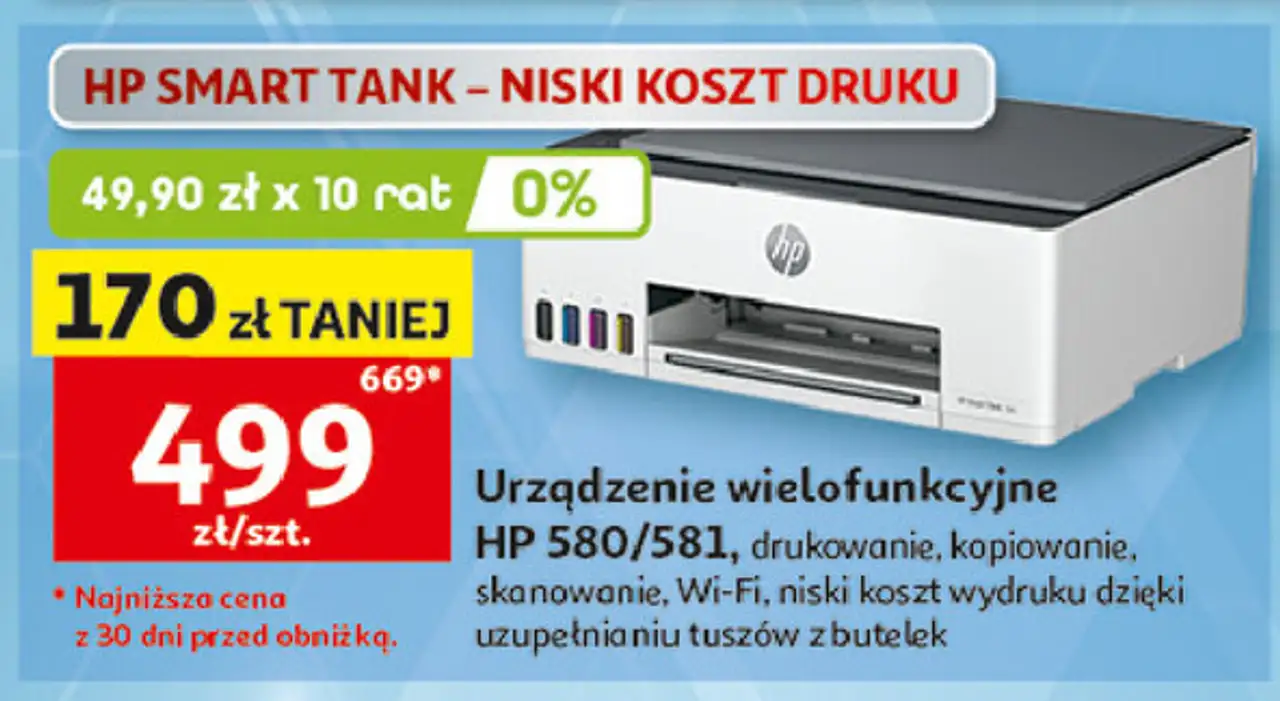 Urządzenie wielofunkcyjne smart tank 580 Hp