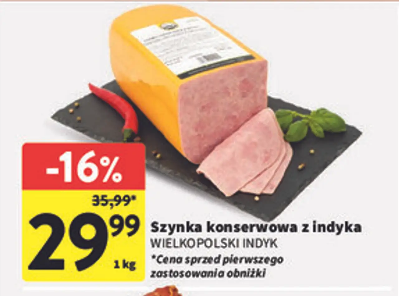 Szynka konserwowa z indyka