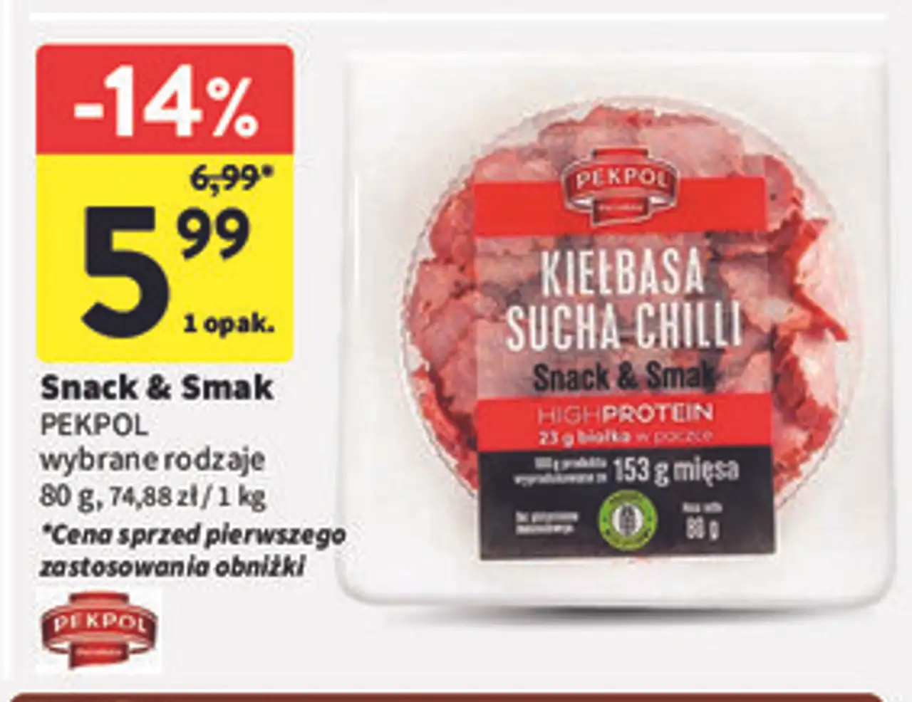 Snack & Smak PEKPOL wybrane rodzaje 80 g