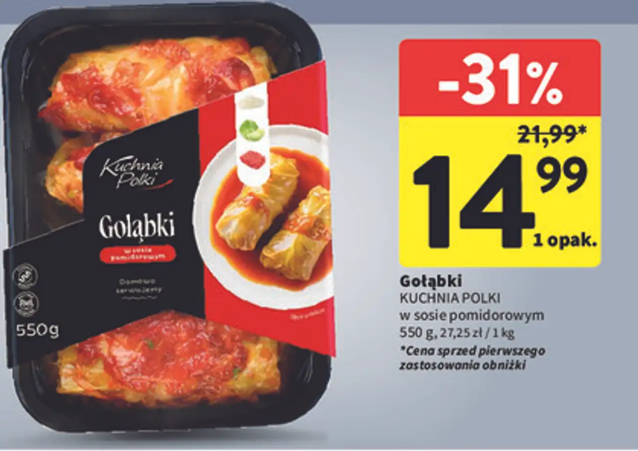 Gołąbki w sosie pomidorowym