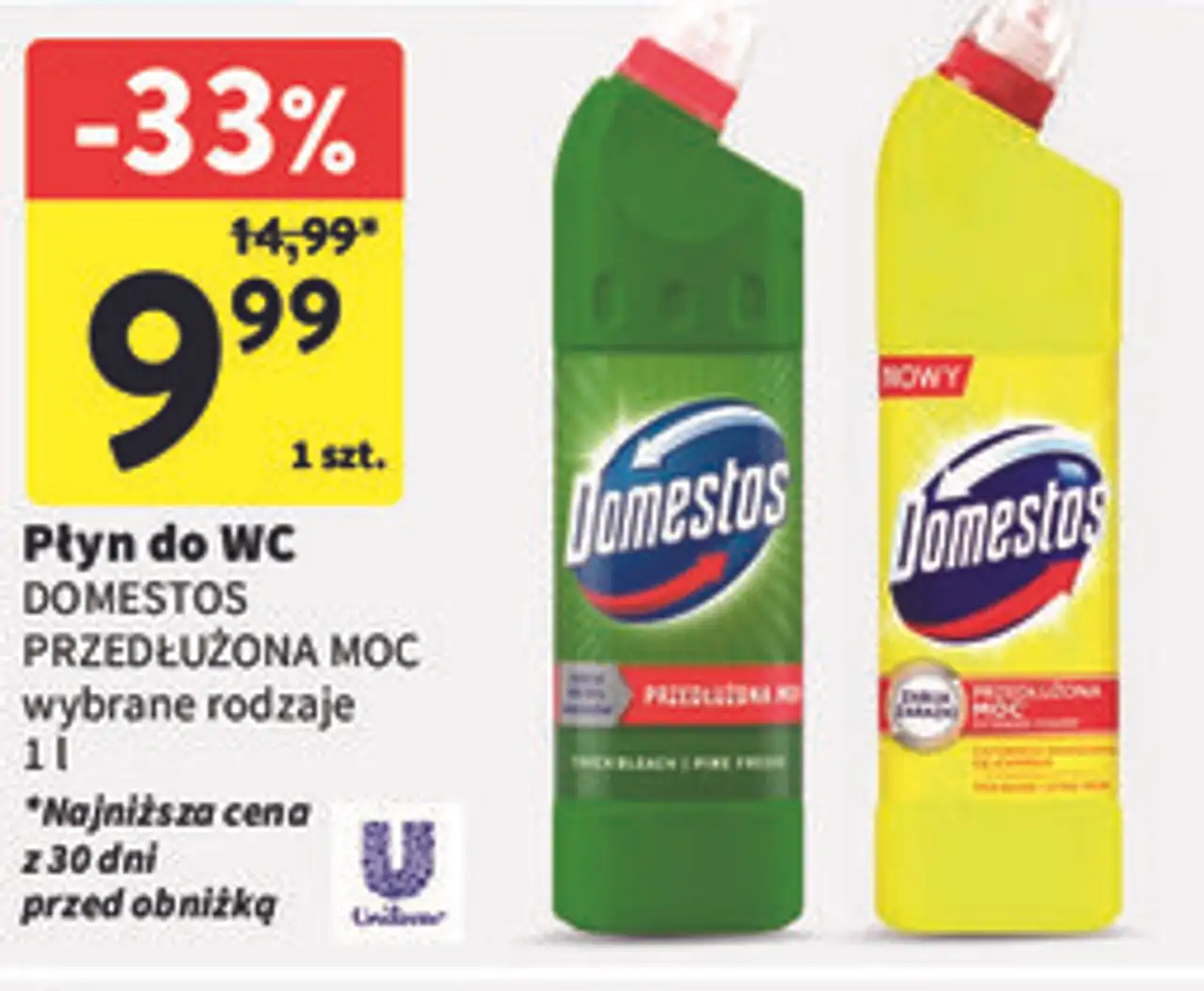 Płyn do WC DOMESTOS PRZEDŁUŻONA MOC wybrane rodzaje
