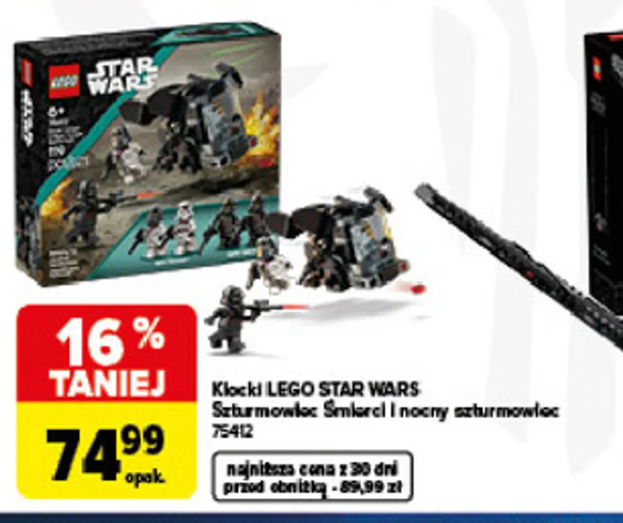 Klocki LEGO STAR WARS Szturmowiec Śmierci i nocny szturmowiec 75412
