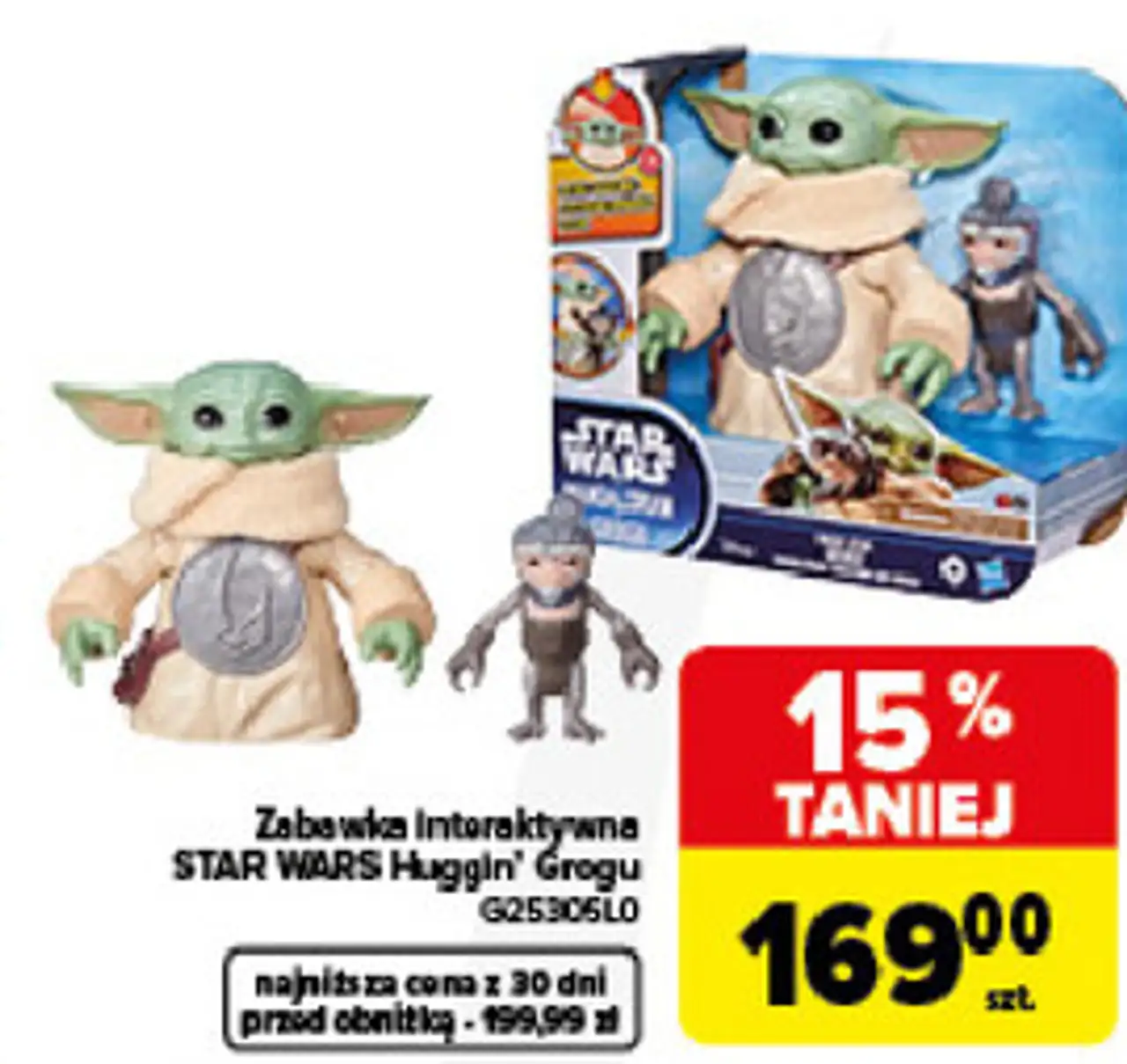 Zabawka Interaktywna STAR WARS Huggin' Grogu