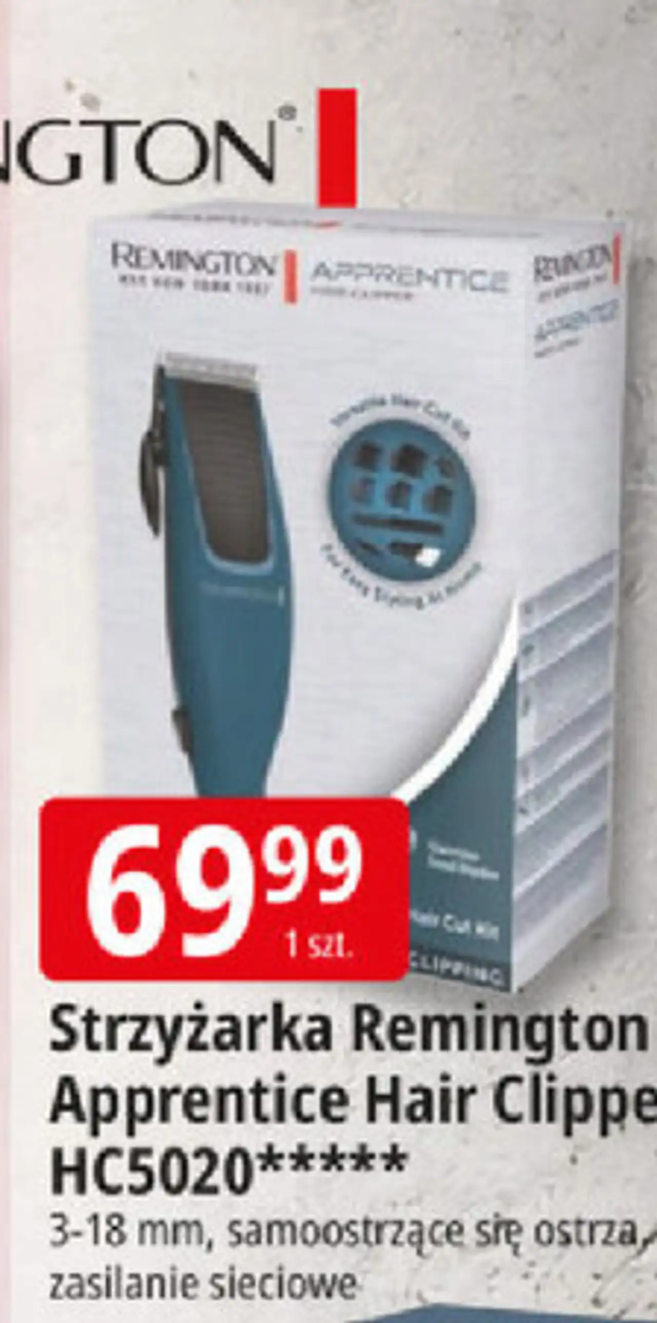 Strzyżarka Remington Apprentice Hair Clipper HC5020*****