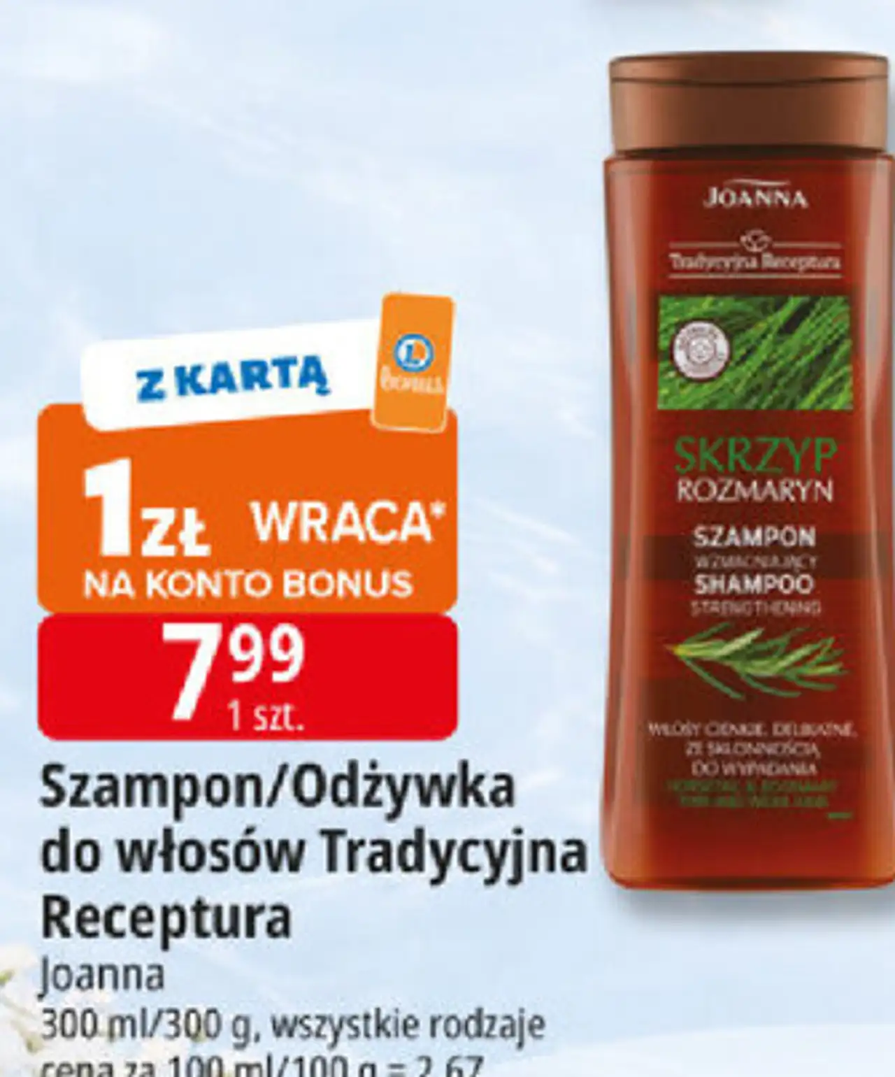 Szampon/Odżywka do włosów Tradycyjna Receptura