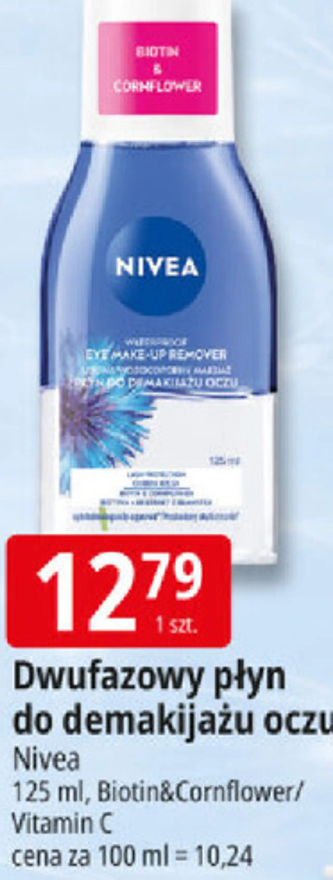 Dwufazowy płyn do demakijażu oczu Nivea
