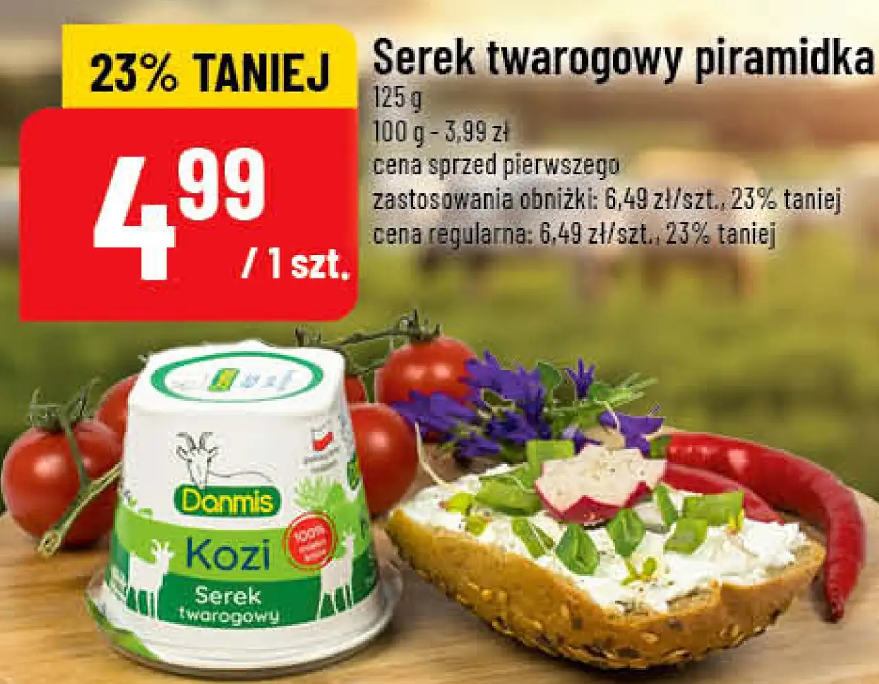 Serek twarogowy piramidka Danmis