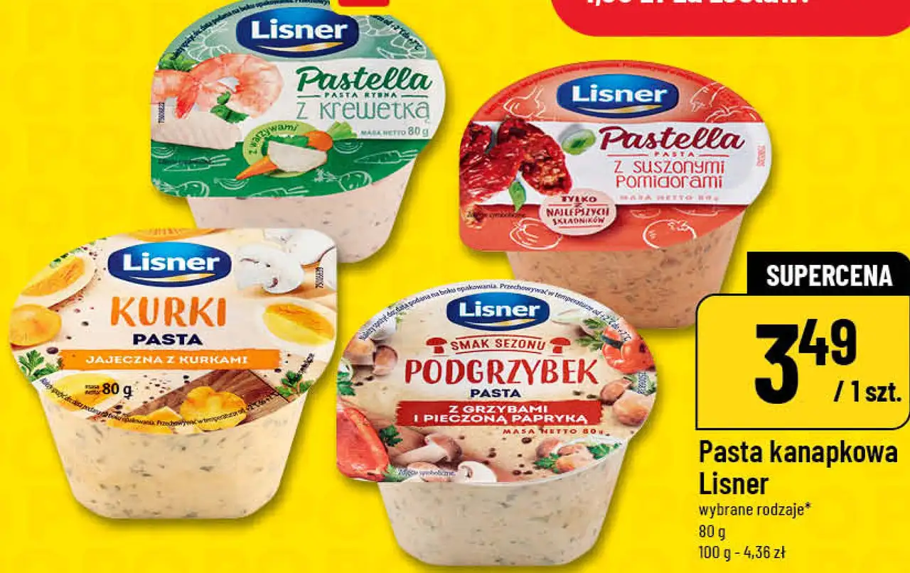 Pasta kanapkowa Lisner
