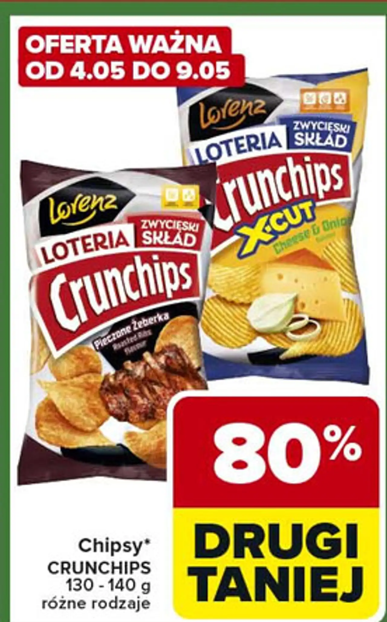 Chipsy pieczone żeberka Crunchips