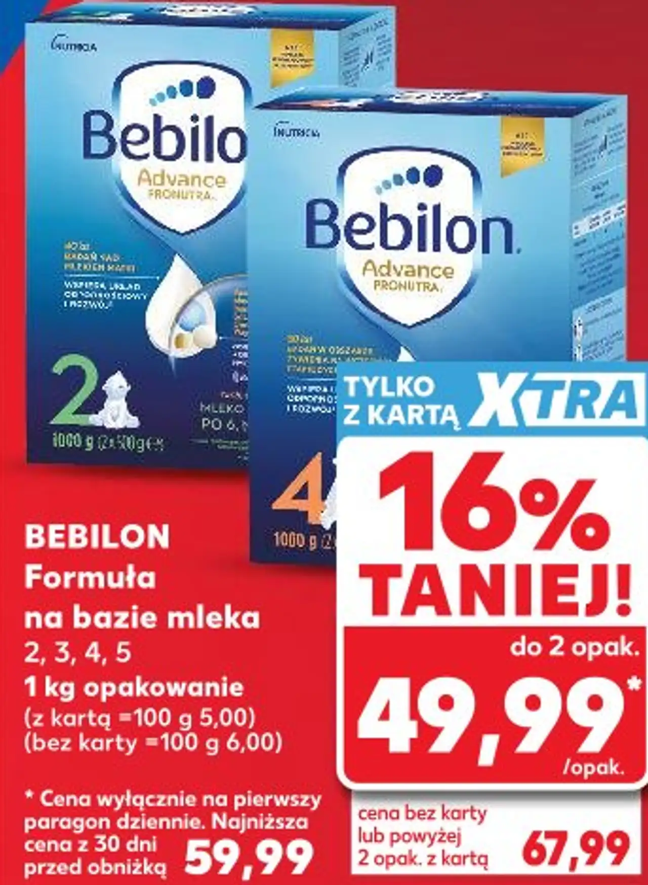 BEBILON Formuła na bazie mleka