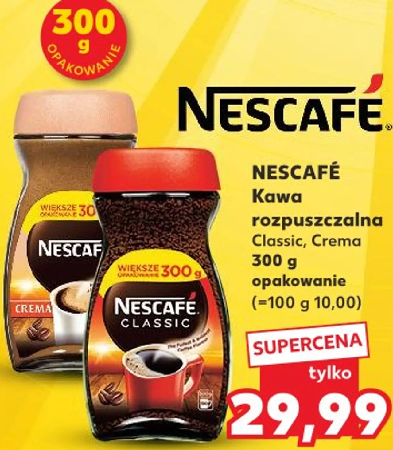 NESCAFÉ Kawa rozpuszczalna Classic, Crema