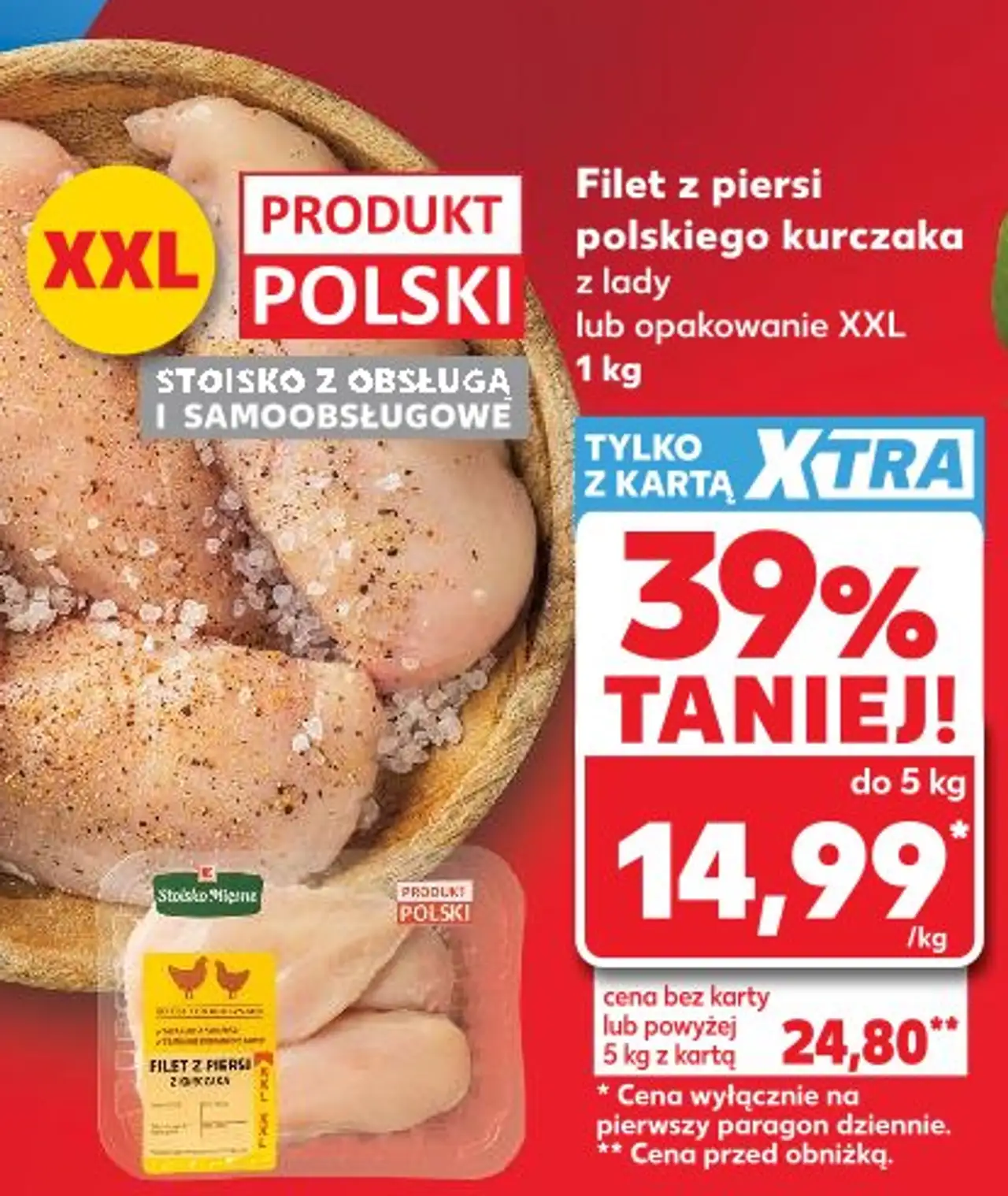 Filet z piersi polskiego kurczaka