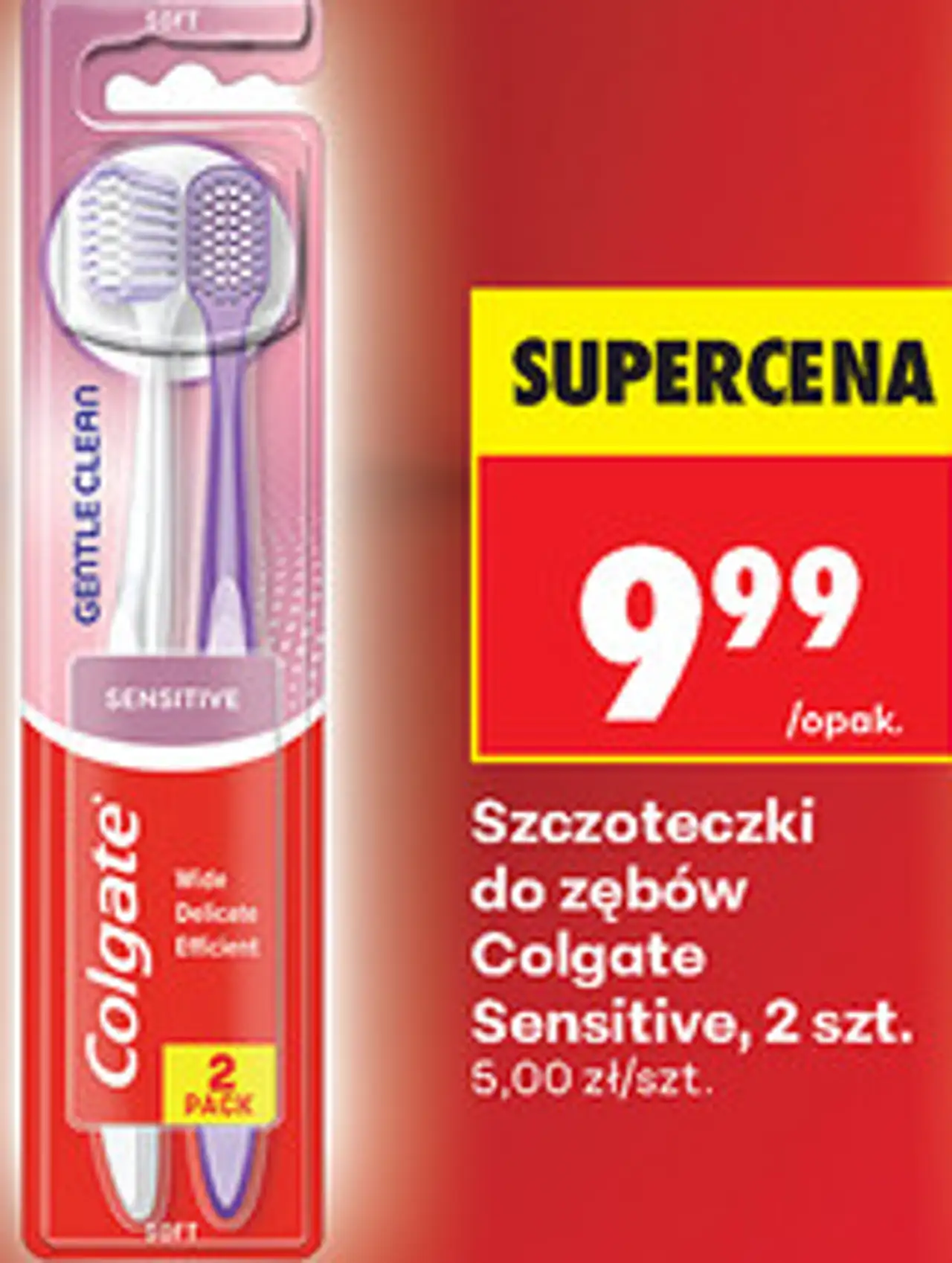 Szczoteczki do zębów Colgate Sensitive, 2 szt.