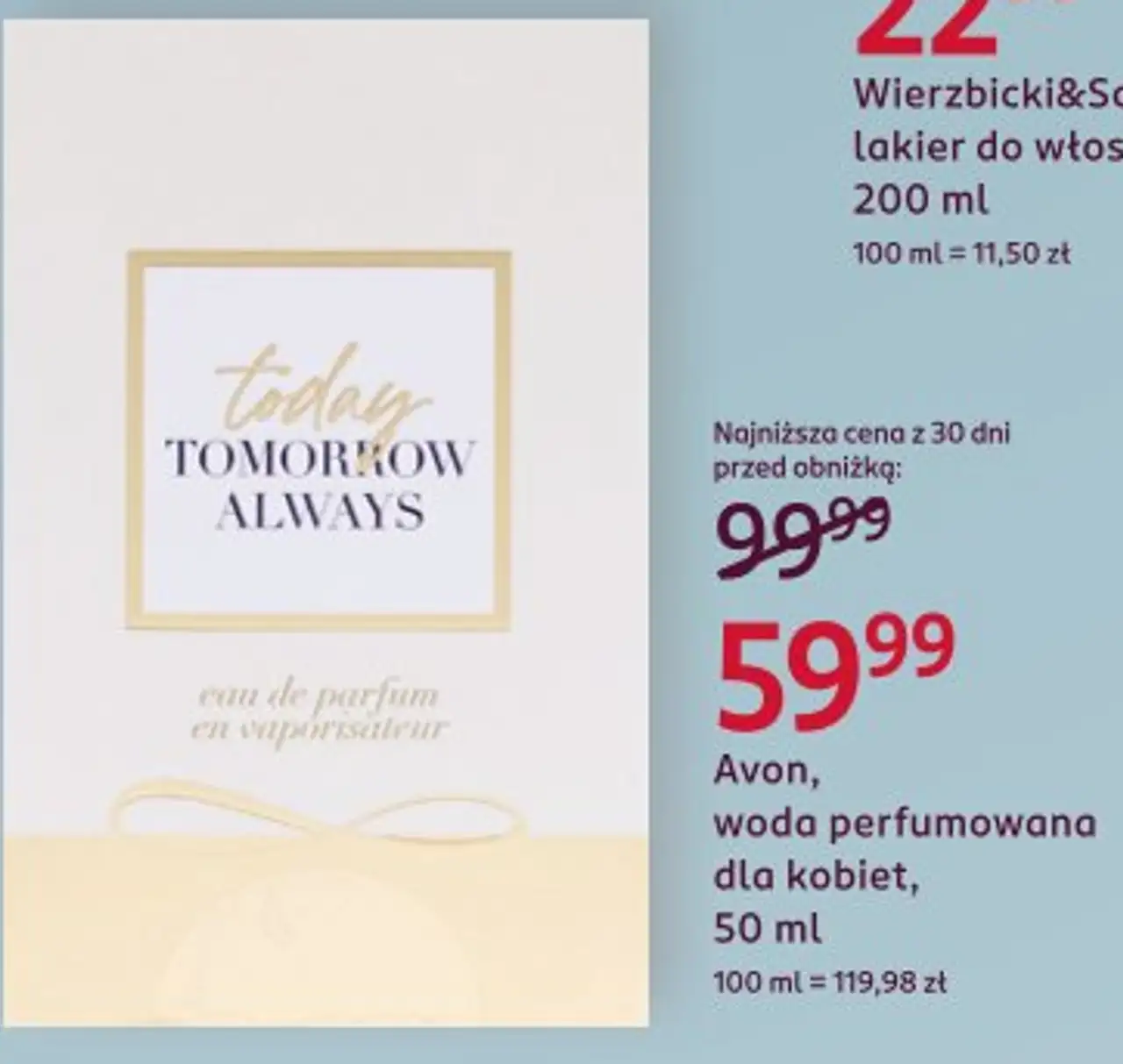 Avon, woda perfumowana dla kobiet, 50 ml