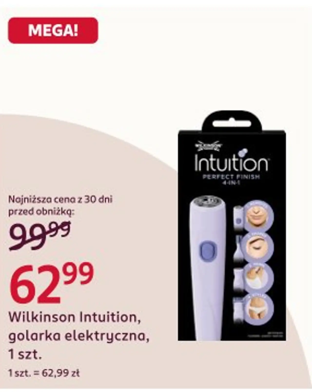 Wilkinson Intuition, golarka elektryczna, 1 szt.