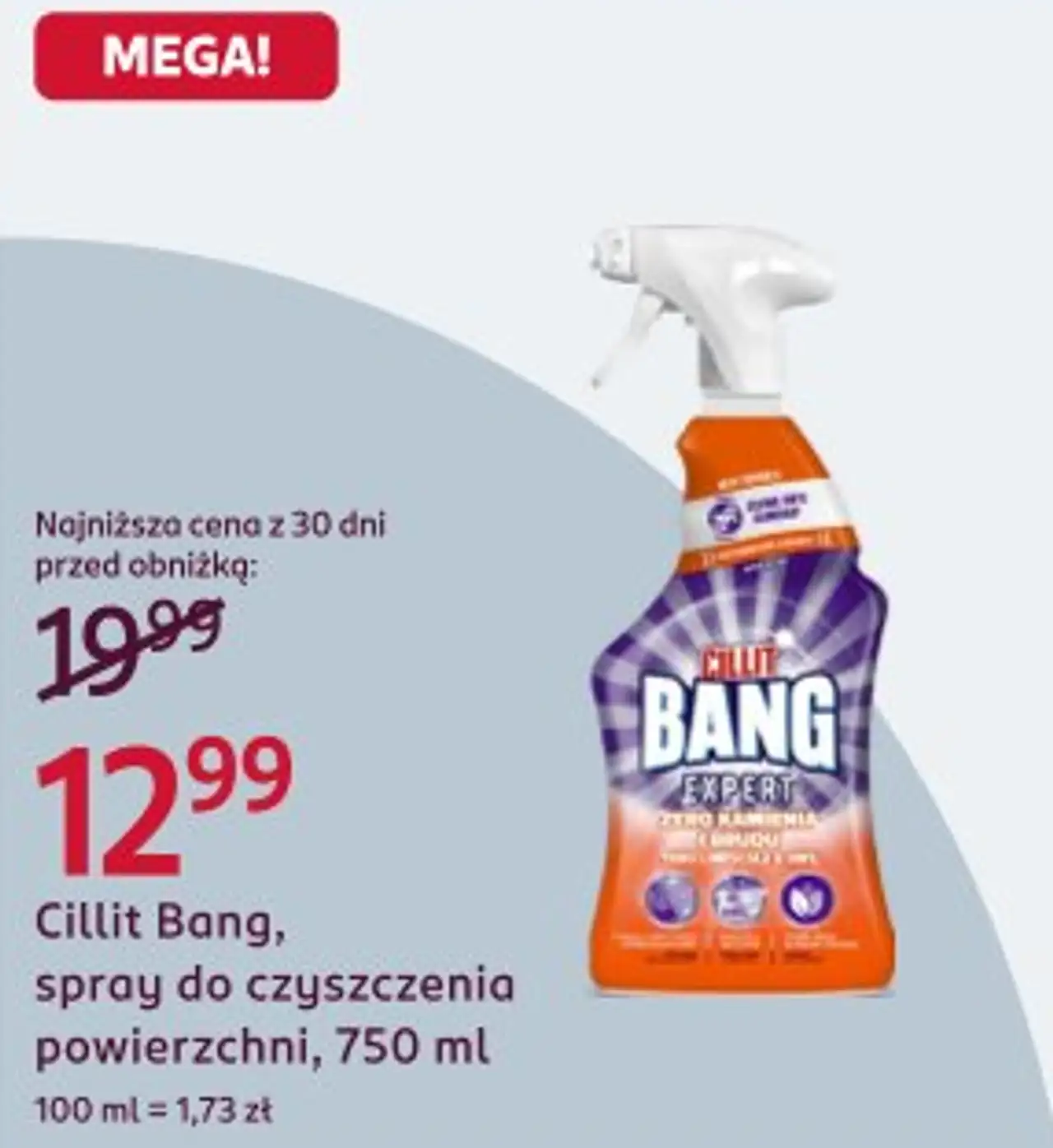 Cillit Bang, spray do czyszczenia powierzchni, 750 ml