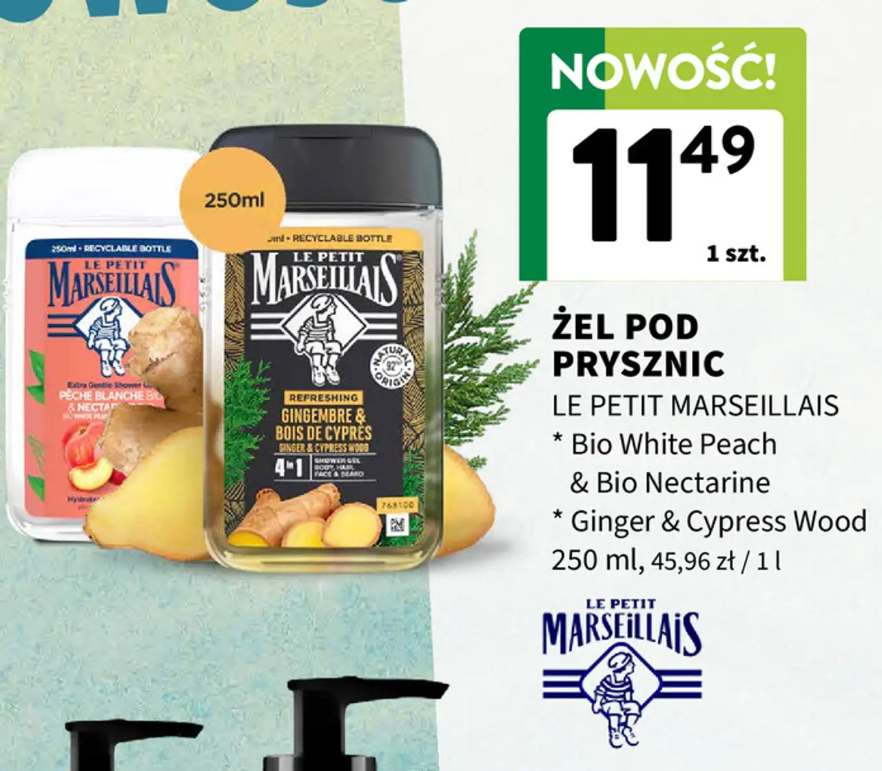 ŻEL POD PRYSZNIC LE PETIT MARSEILLAIS