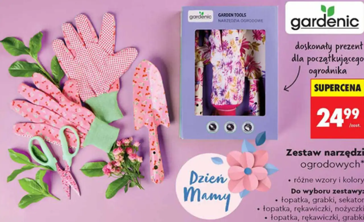 Zestaw narzędzi ogrodowych* gardenic