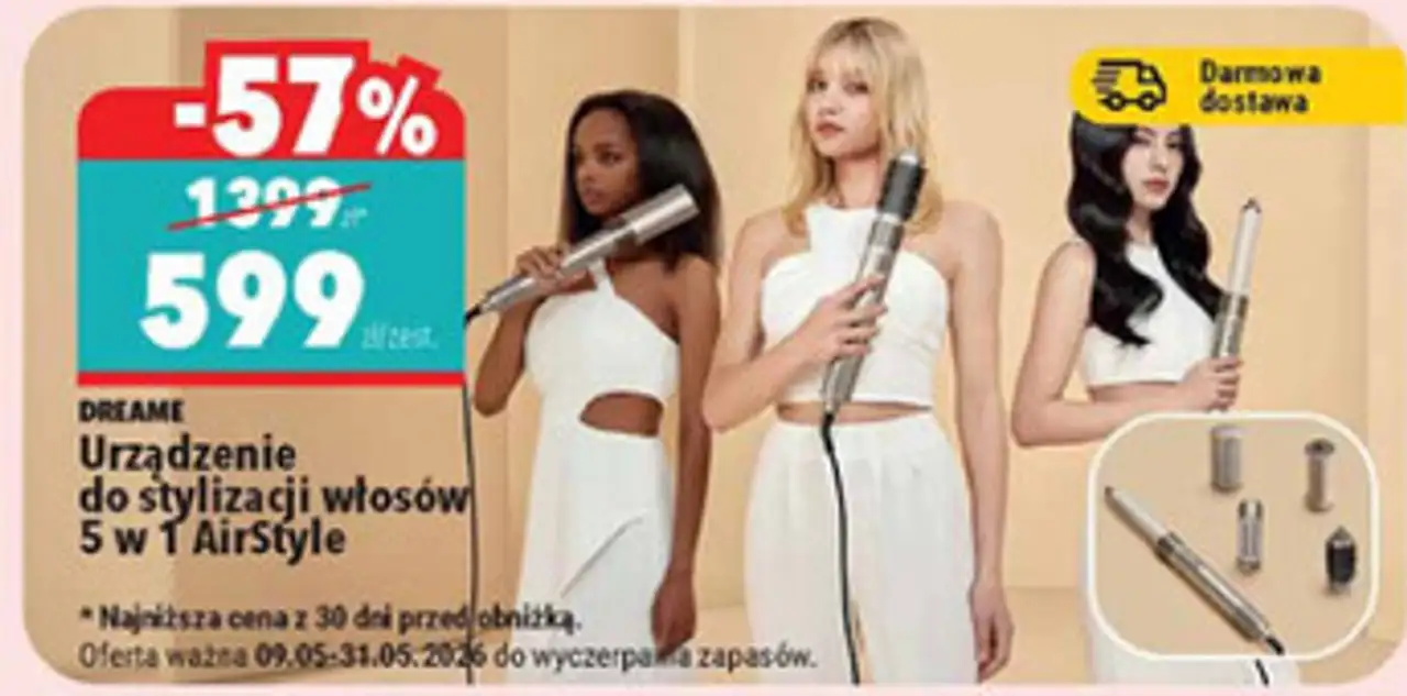 DREAME Urządzenie do stylizacji włosów 5 w 1 AirStyle