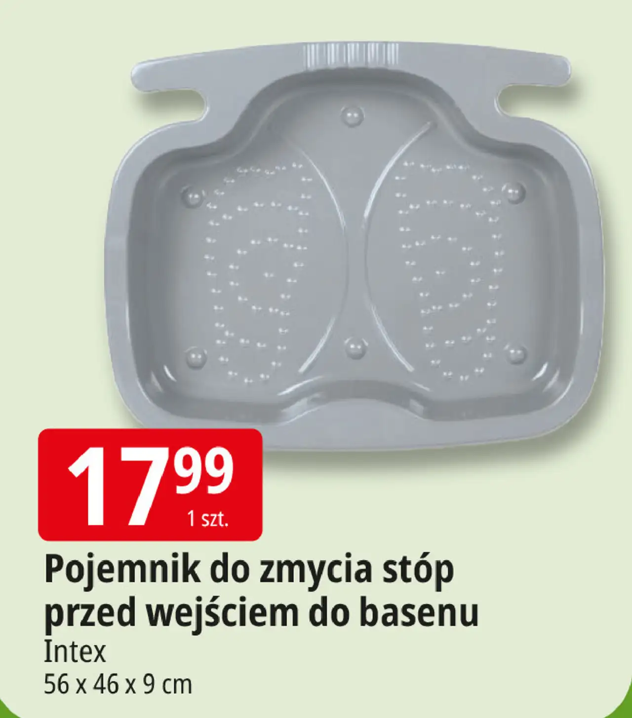 Pojemnik do mycia stóp przed kąpielą w basenie Intex