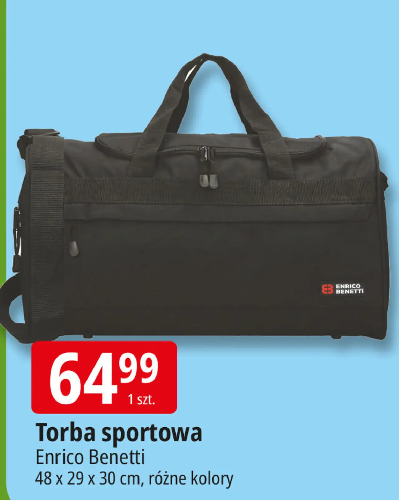 Torba sportowa 48 x 30 29 cm Enrico Benetti