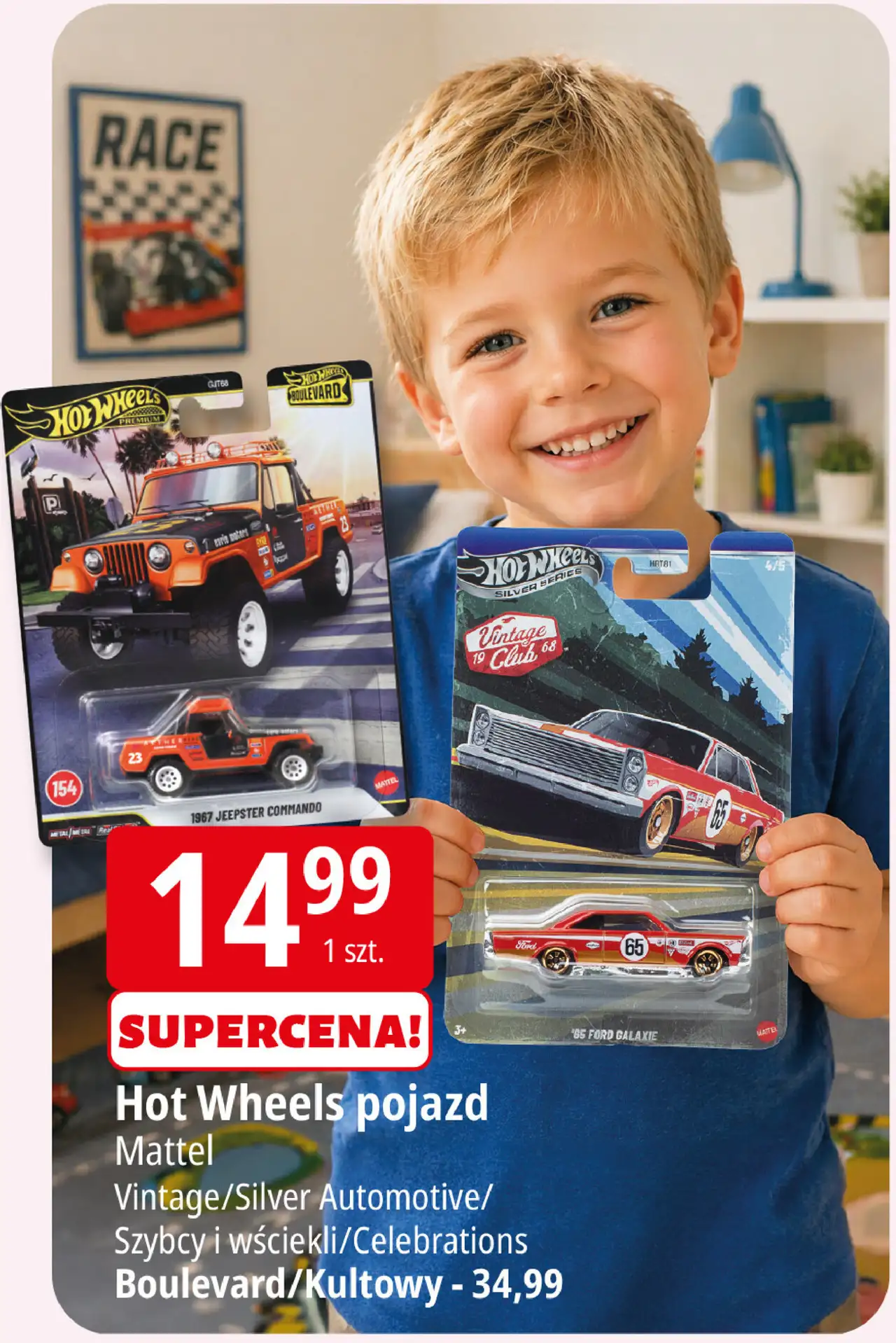 Samochodzik boulevard Hot Wheels