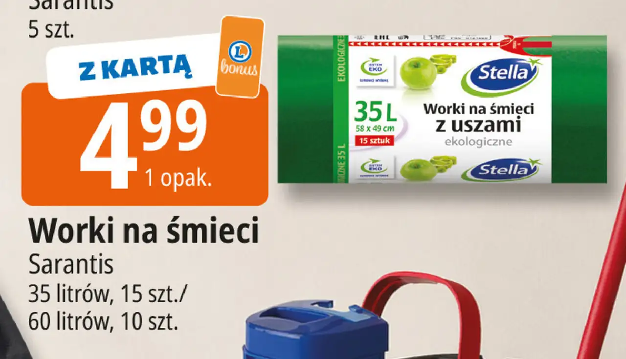 Worki na smieci 35 l Stella