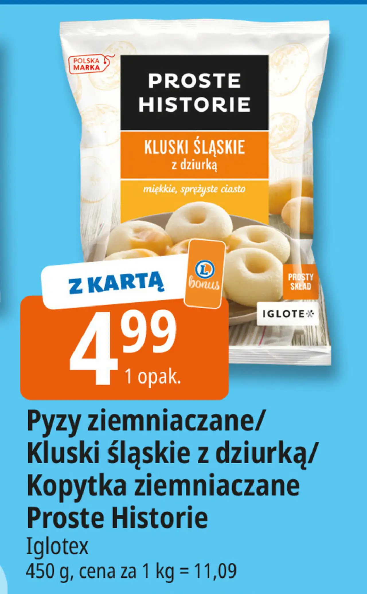 Kopytka ziemniaczane Iglotex Proste Historie