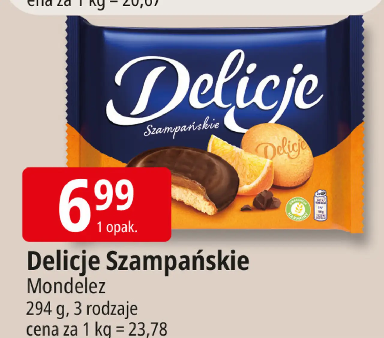 Ciastka z galaretką pomarańczową Delicje Szampańskie