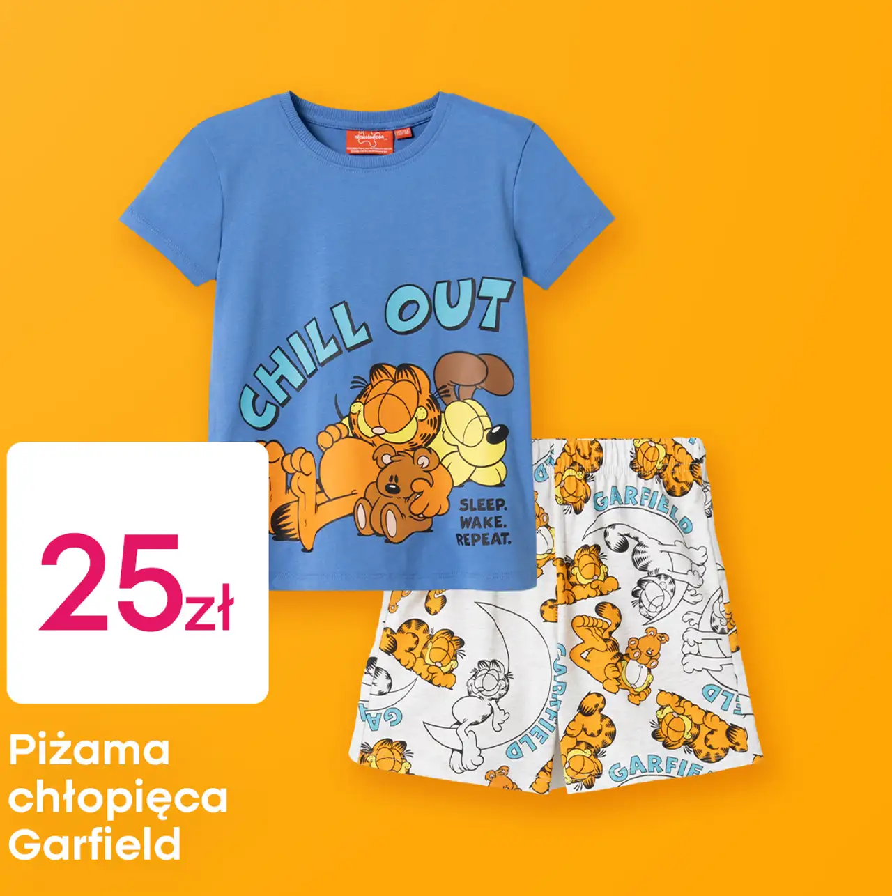 Piżama chłopięca Garfield