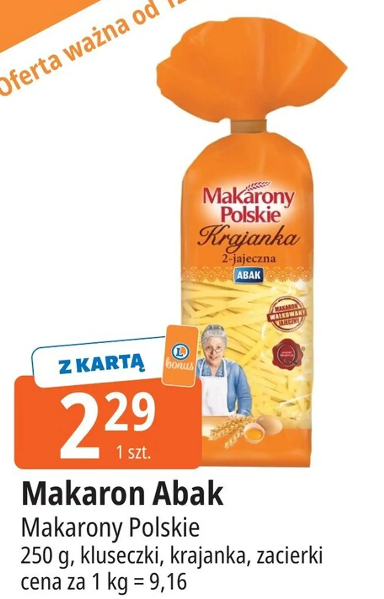 Makaron 2 jajeczny krajanka Makarony Polskie