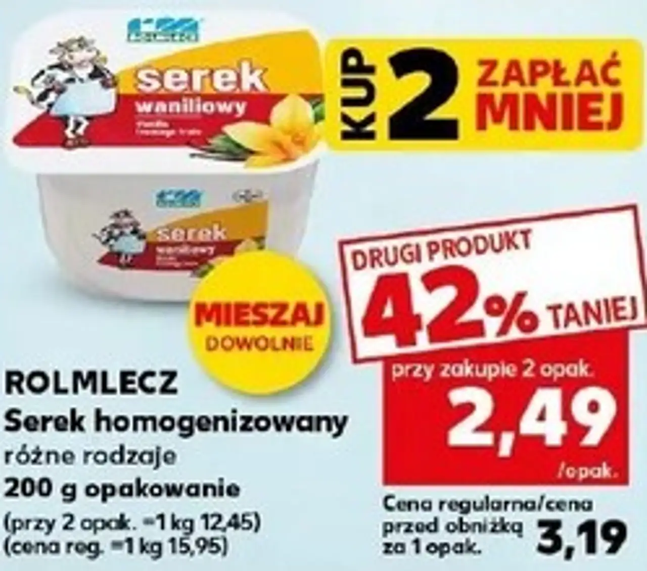 ROLMLECZ Serek homogenizowany