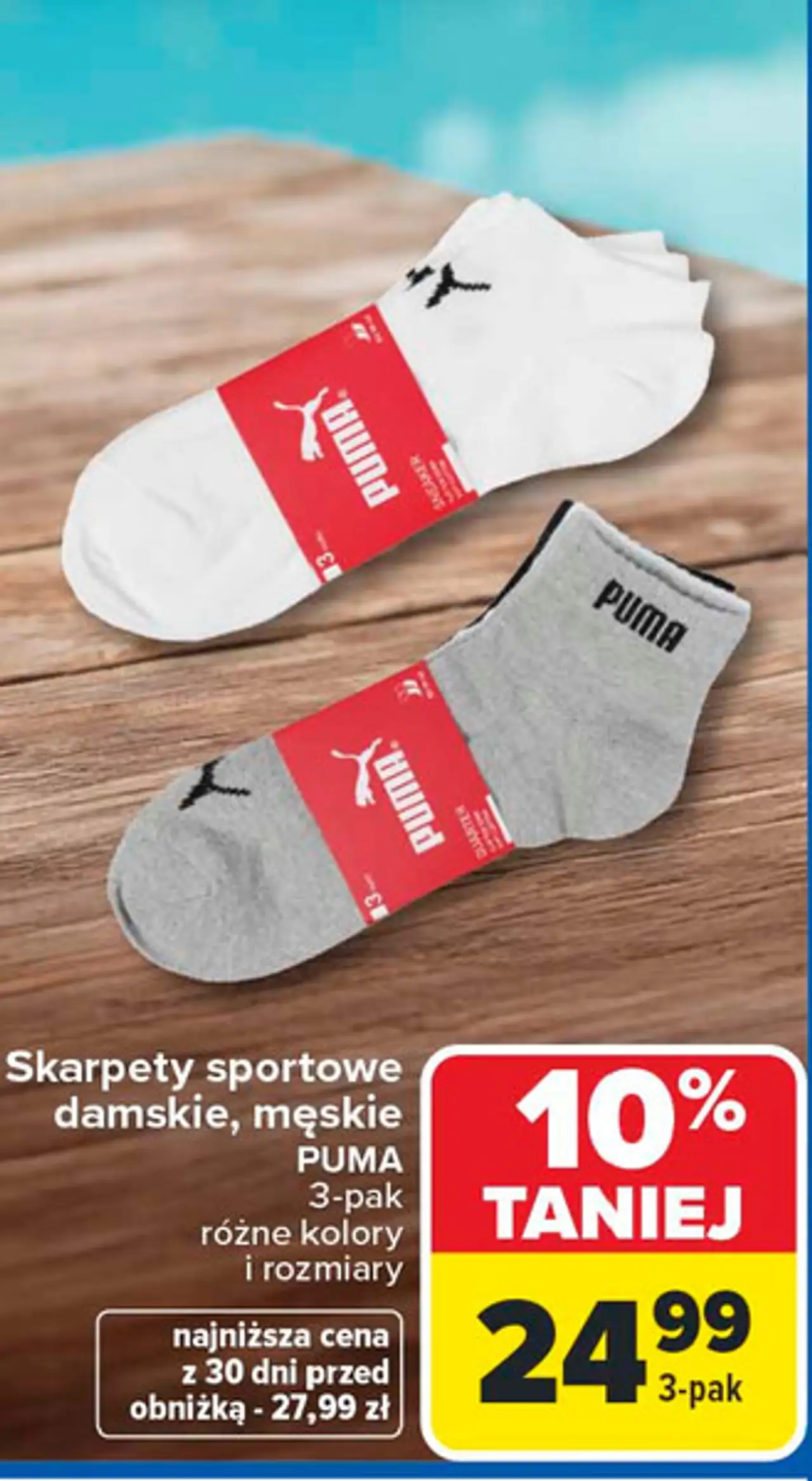 Skarpety sportowe damskie, męskie PUMA