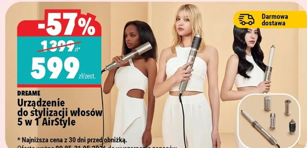 DREAME Urządzenie do stylizacji włosów 5 w 1 AirStyle
