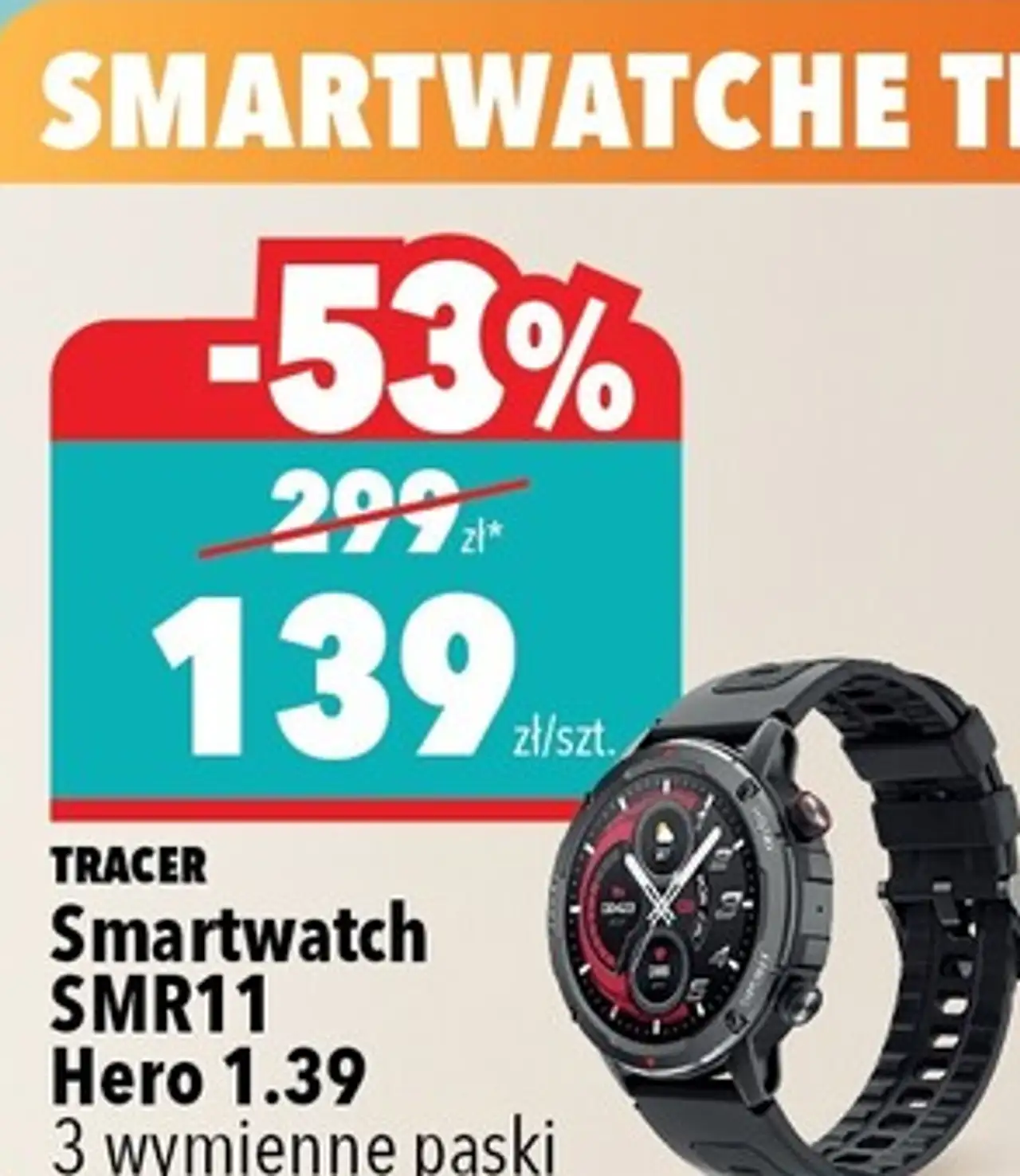 Smartwatch SMR11 Hero 1.39