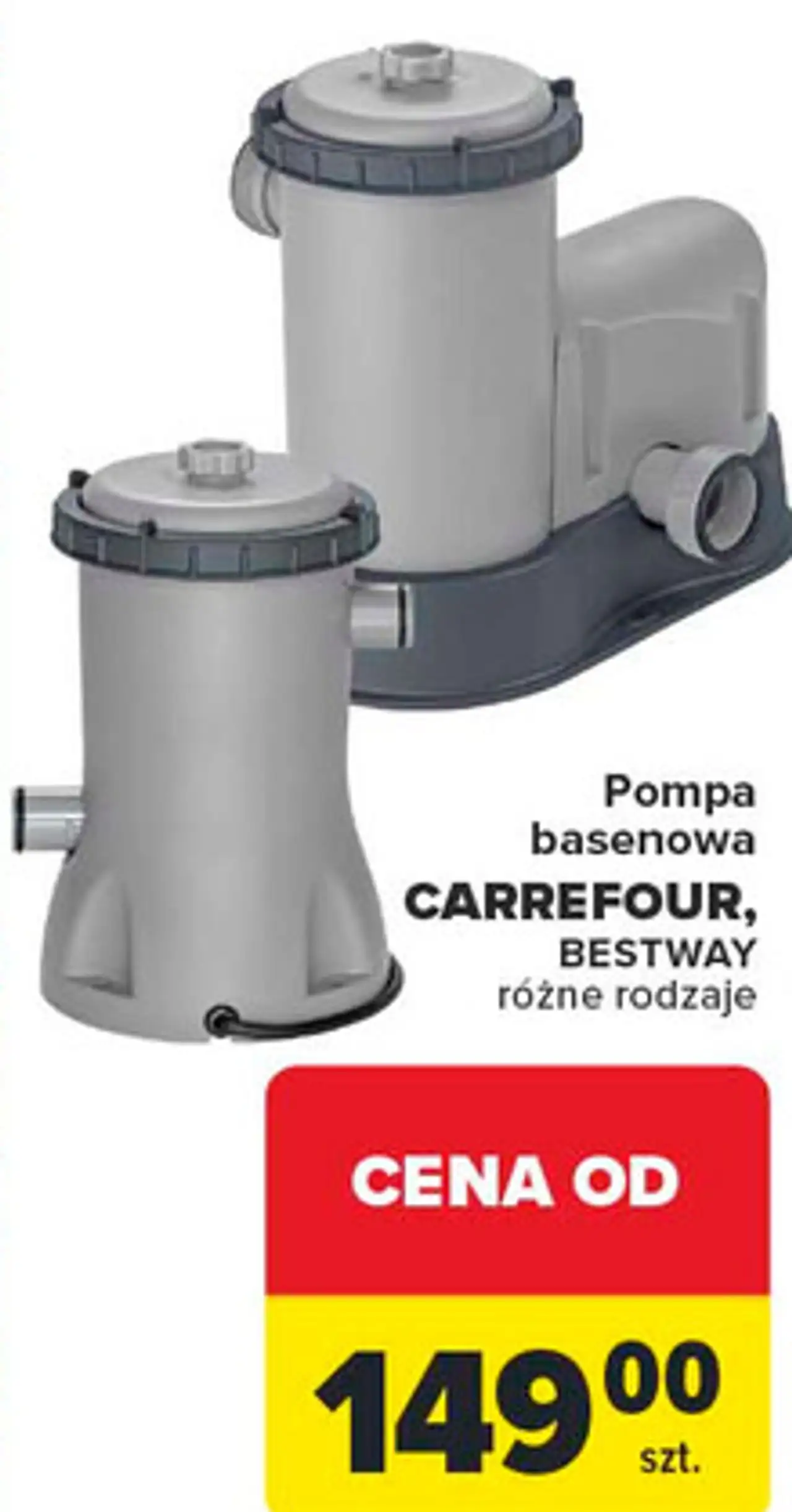 Pompa basenowa CARREFOUR, BESTWAY różne rodzaje