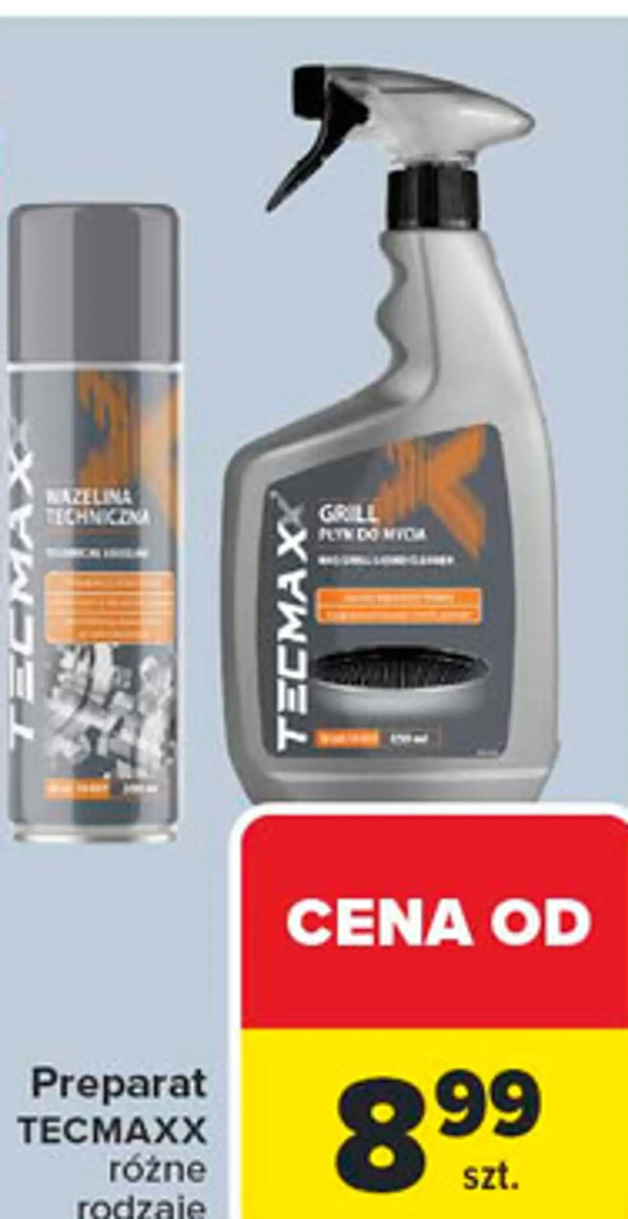 Preparat TECMAXX różne rodzaje