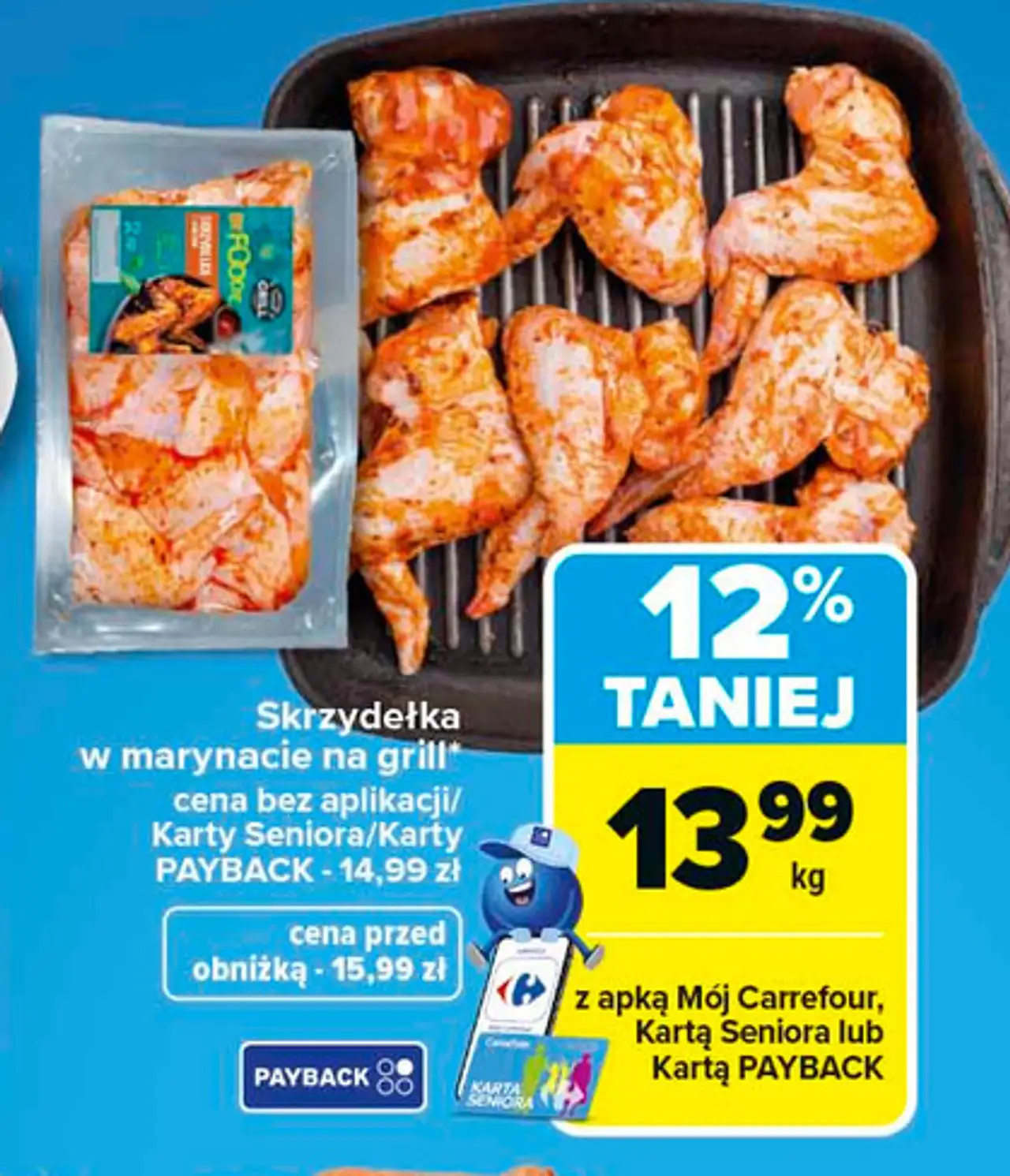 Skrzydełka z kurczaka na grill Be Foodie