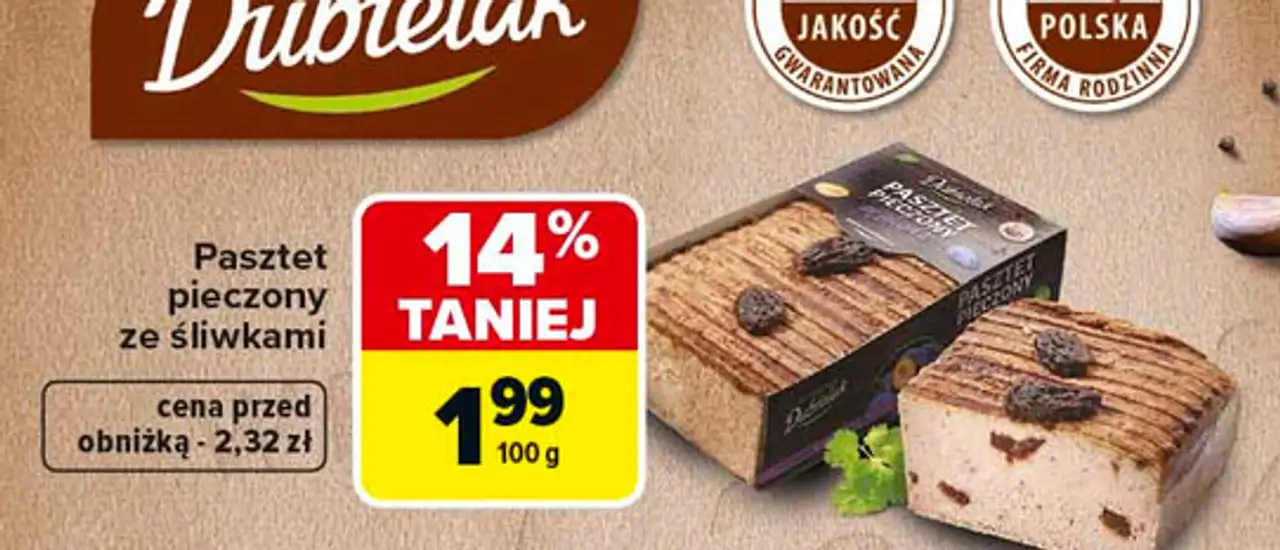 Pasztet ze śliwkami Dubielak