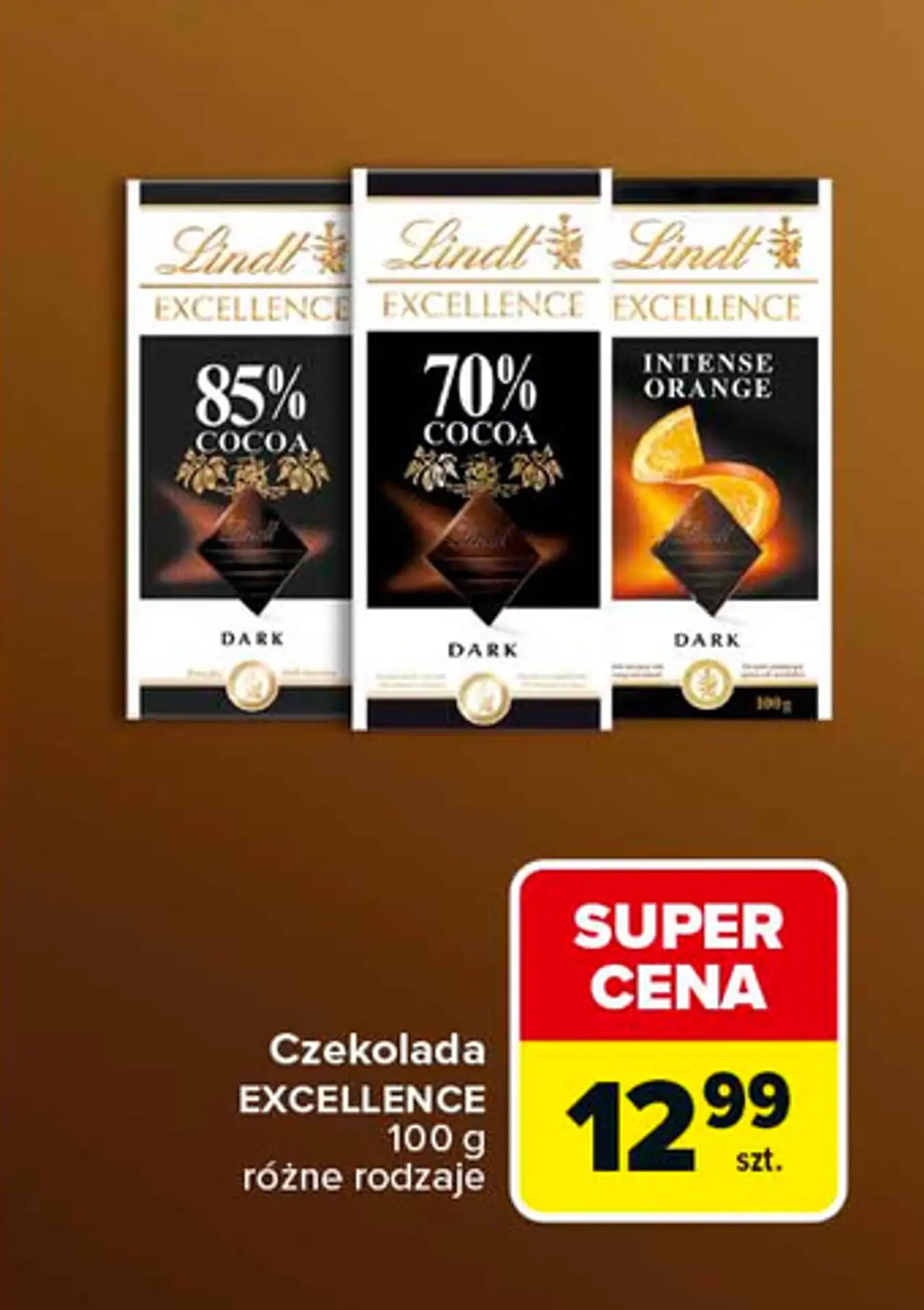 Czekolada orange intense Lindt Excellence