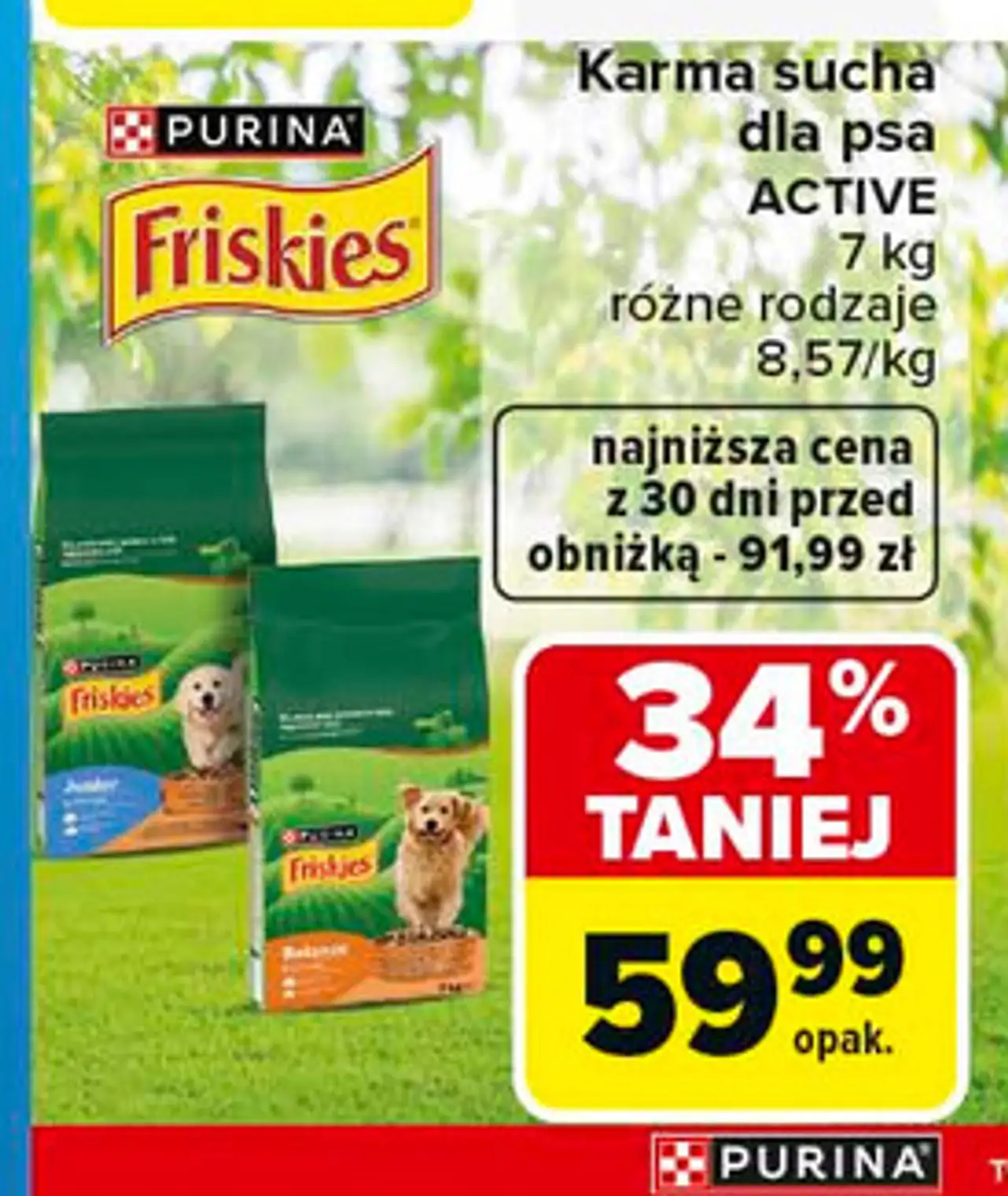 Karma dla psa balance Purina Friskies