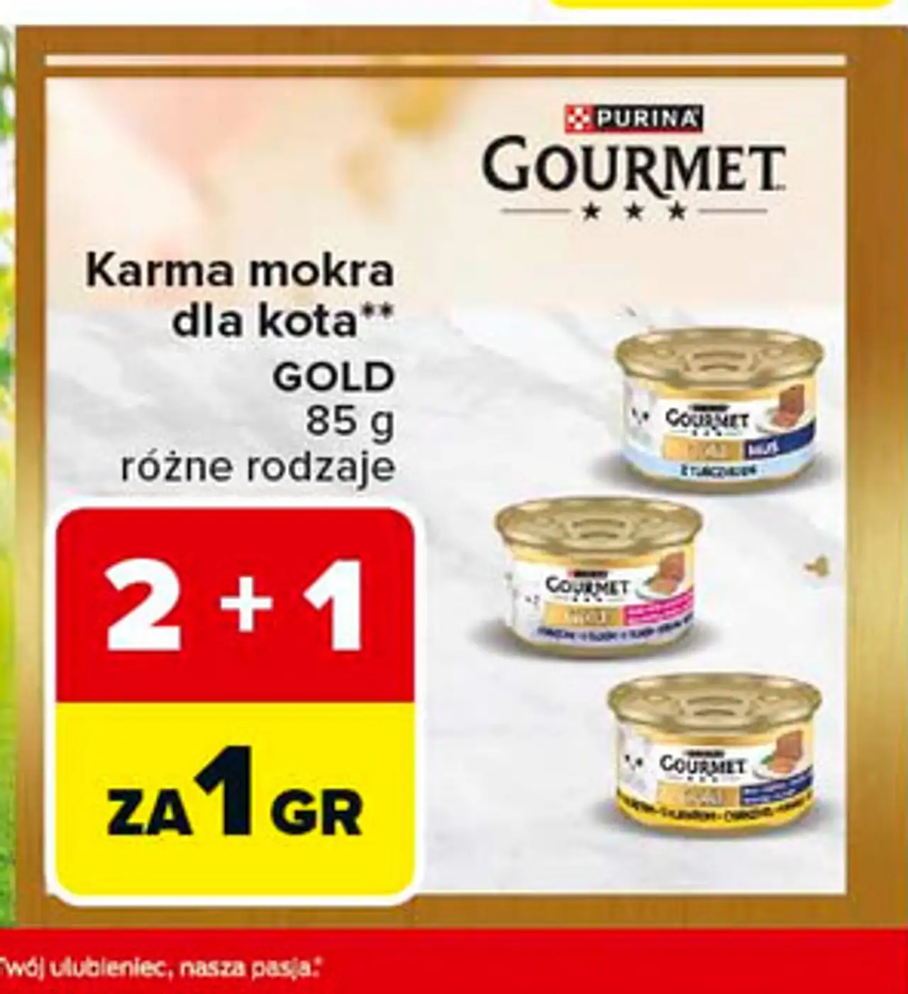 Karma dla kota z cielęciną Purina Gourmet Gold